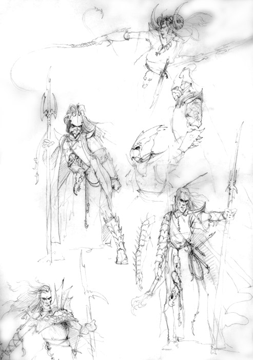 beast men art